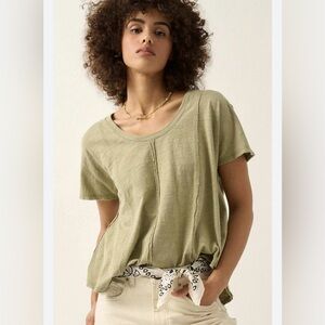 FAB’RIK green bohemian top size S